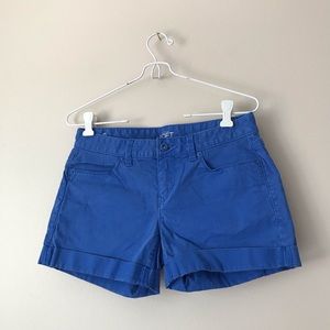 Loft Ann Taylor blue stretch denim jeans shorts